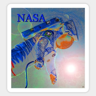 NASA in space Sticker